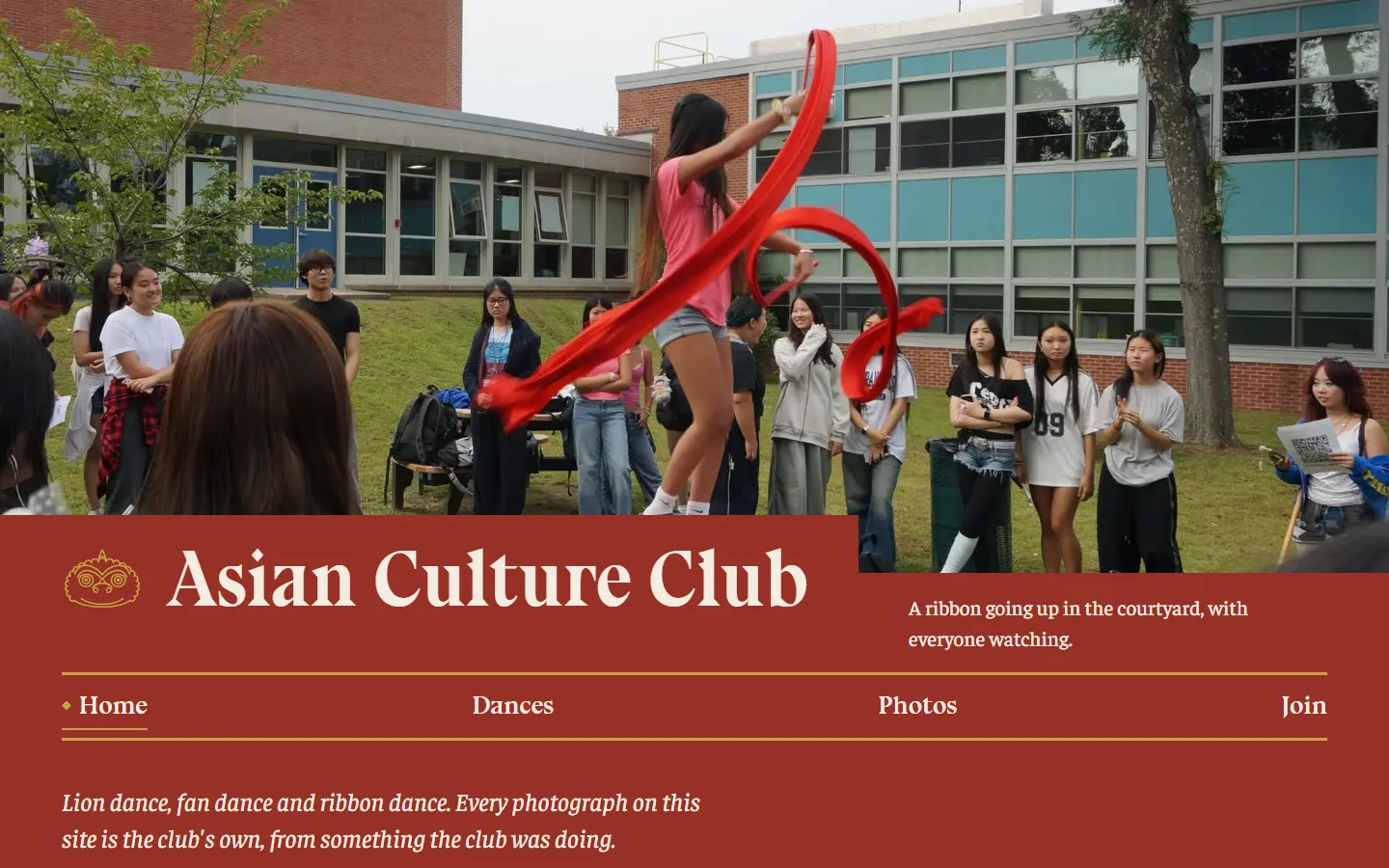GNS Asian Culture Club home page
