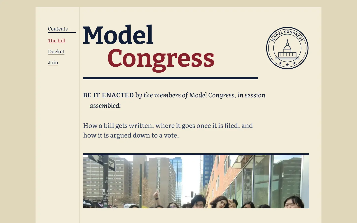 GNS Model Congress home page