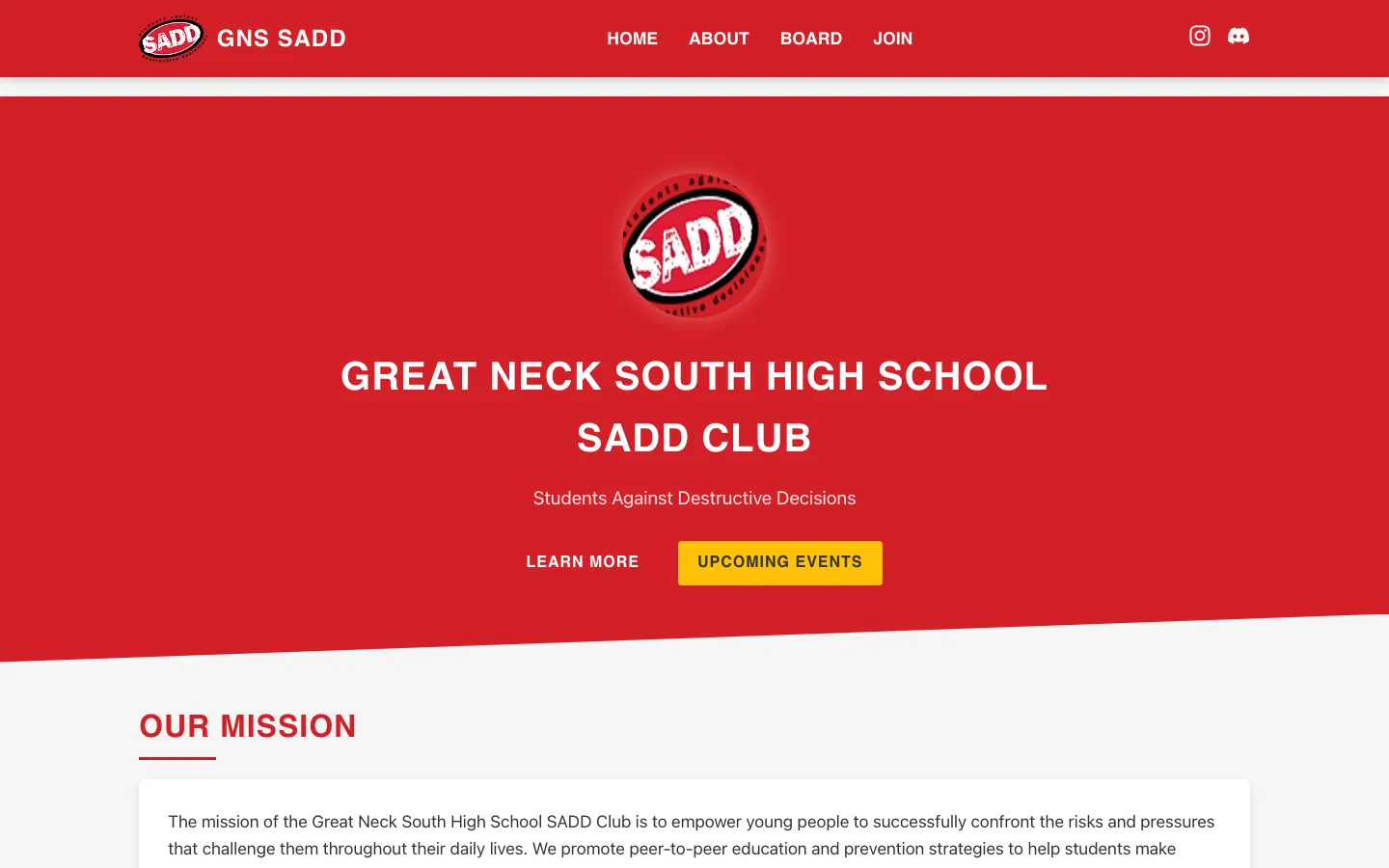 GNS SADD cover