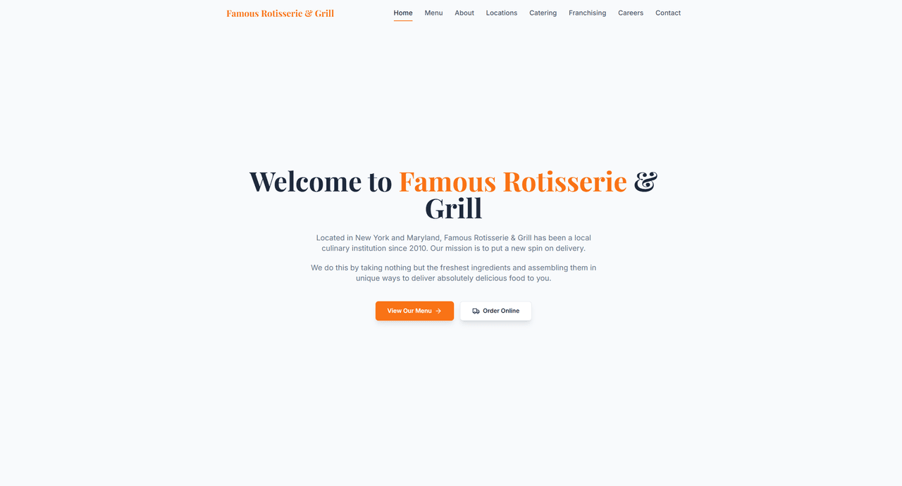 Famous Rotisserie & Grill cover